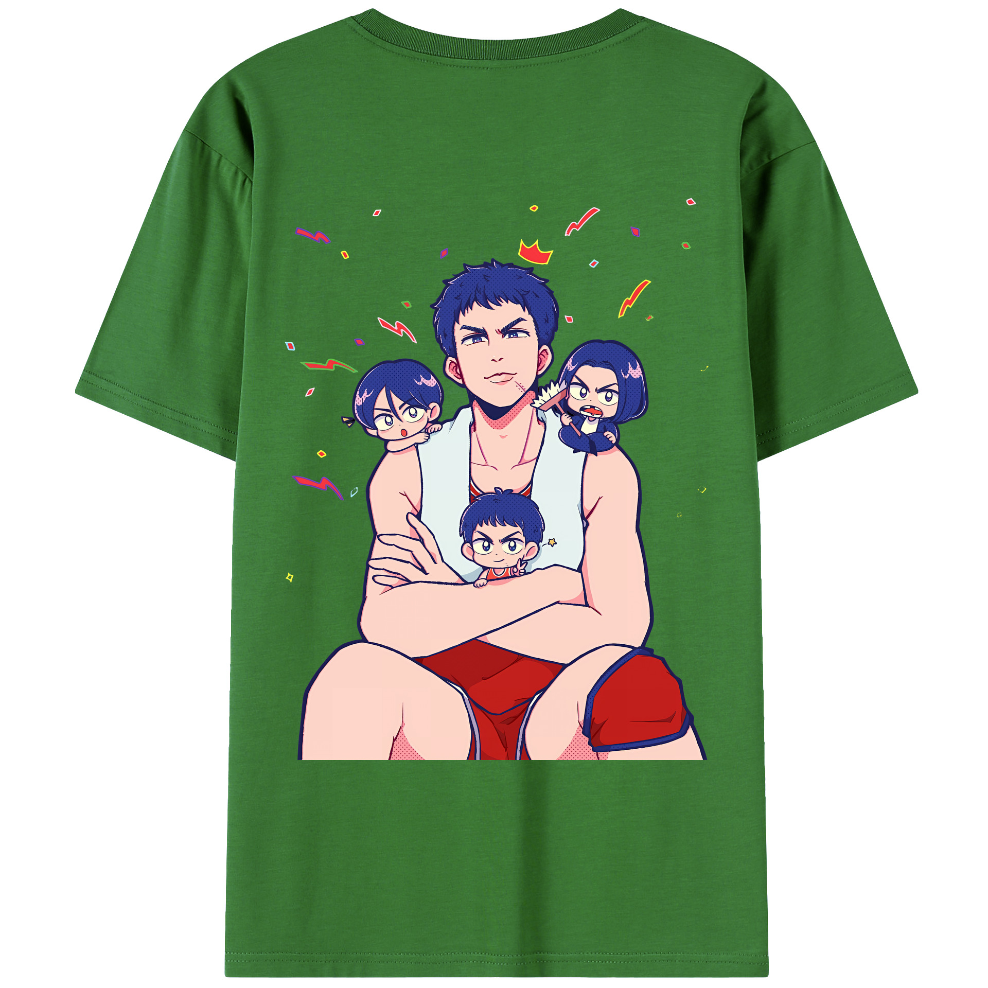 SLAM DUNK／スラムダンク レディース半袖Tシャツ(バックプリント)